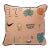 Whimsical Woven Decorative Pillow For Sale