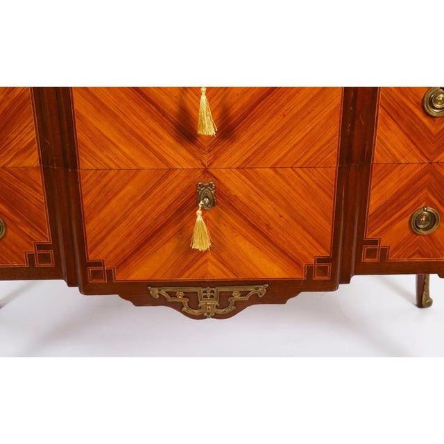 Antique French Louis Revival Ormolu-Mounted Commode, 19th Century For Sale - Image 10 of 18