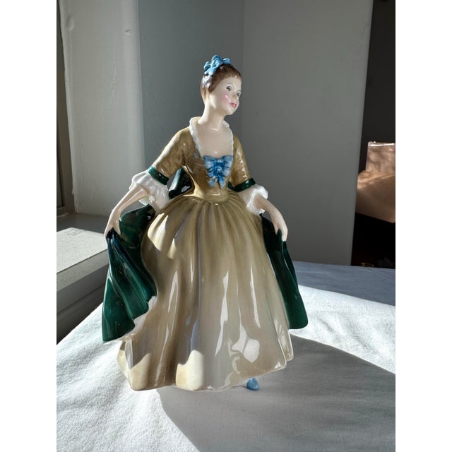 Ceramic Mid 20th Century Royal Doulton Figurine ~ “Elegance” ~ Hn 2264 For Sale - Image 7 of 11