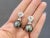 Bochic "Orient" White Topaz & Tahiti Pearl Earrings Set In 18K Gold & Silver For Sale - Image 16 of 18