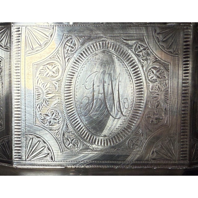 Metal Antique English Sheffield Plate Silverplate Hot Water Urn Samovar W Lion Handles For Sale - Image 7 of 18