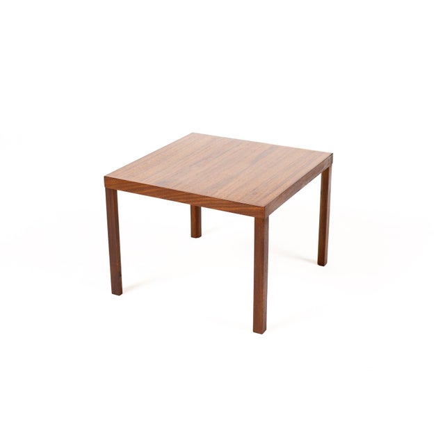 Mid-Century Modern 1960s Danish Modern Mid Century Square Teak Square Side Table — Hans Olsen — A For Sale - Image 3 of 5