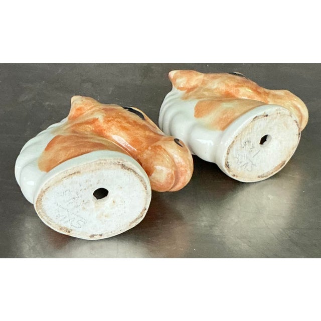 Coffee Vintage Boho Glazed Ceramic Horse Salt and Pepper Shakers - a Pair For Sale - Image 8 of 8