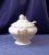1960s Bordallo Pinheiro White Pear Soup Tureen 3 Piece Set With Ladle and Lid Portugese Majolica For Sale - Image 13 of 16