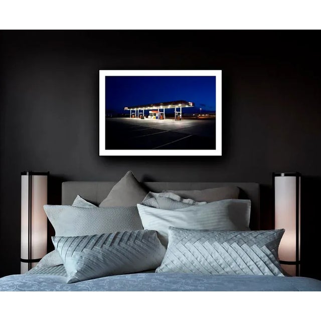 Contemporary Lonely Gas Station - Photograph by George Diebold - Archival Museum Frame and 8 Ply Mat For Sale - Image 3 of 3