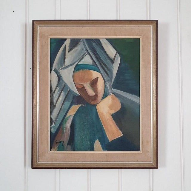 Gertie Lidberg, Picasso Study, 1957, Oil on Panel For Sale - Image 13 of 18