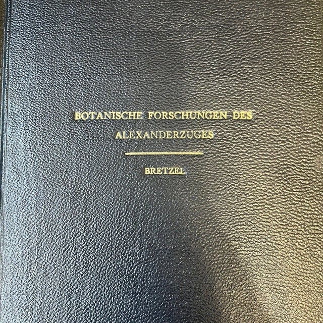 Traditional 1903 Botanische Forschungen des Alexanderzuges - Hugo Bretzel - Alexander Great For Sale - Image 3 of 4