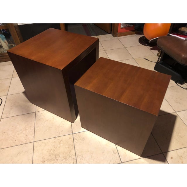 American Late 20th Century Arhaus Nesting End Tables - Set of 2 For Sale - Image 3 of 12