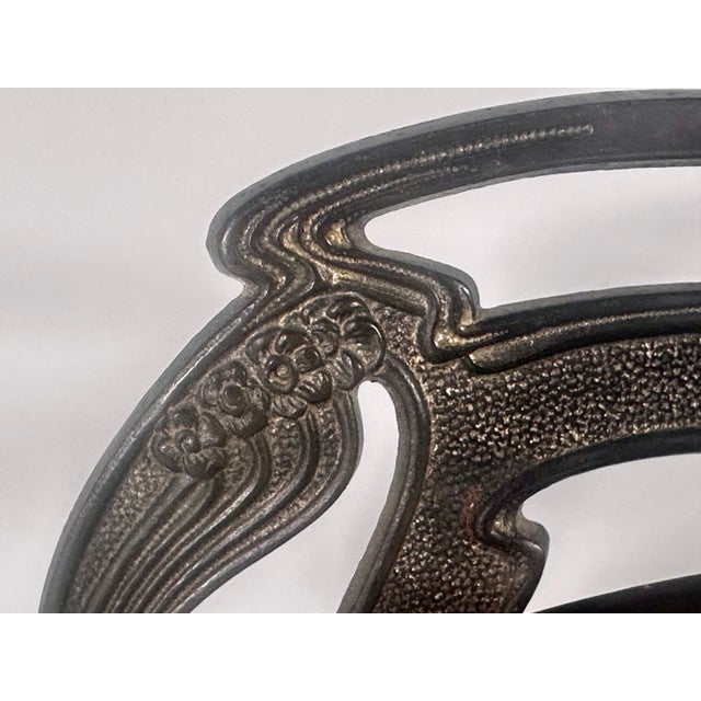 Art Nouveau Letter Holder for your consideration. The letter holder measures approx. 6 inches tall, 7 3/4 inches wide and...