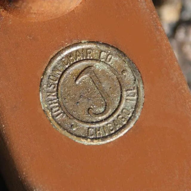 Wood Vintage Walnut Johnson Furniture Dining Chair For Sale - Image 7 of 11