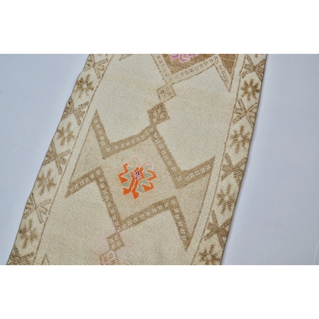 Handmade wool carpet in Turkish Anatolia , Vintage Oushak Rug,Turkish Vintage Anatolian Rug, Handmade wool Rug . One Of...