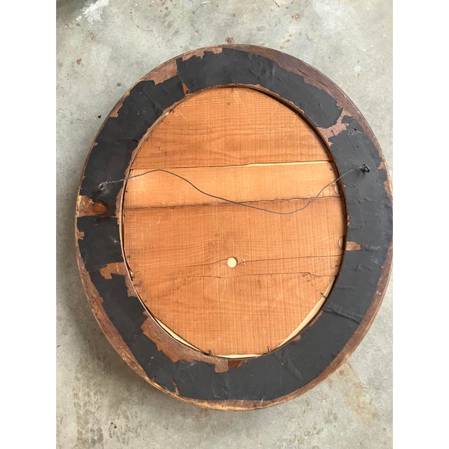 School of Paris, French Oil on Canvas Painting of Young Child Portrait Dressed in Lace Finery, Original Period Oval Gilt Gold Leaf Frame. For Sale - Image 9 of 12