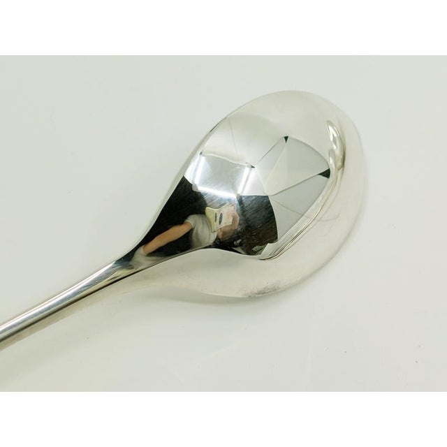 Six-Person Silver Plated Metal Lotus Cutlery Set by Wiinblad & Hansen for Rosenthal Studio Linie, 1960s, Set of 48 For Sale - Image 14 of 18