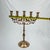 Early 20th Century 5 Candle Brass Polish Jewish Shabbat Candelabra "Lions of Judah" For Sale - Image 11 of 14