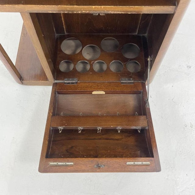 Art Deco Walnut Drinks Cabinet from Incorporall, 1930s For Sale - Image 6 of 17