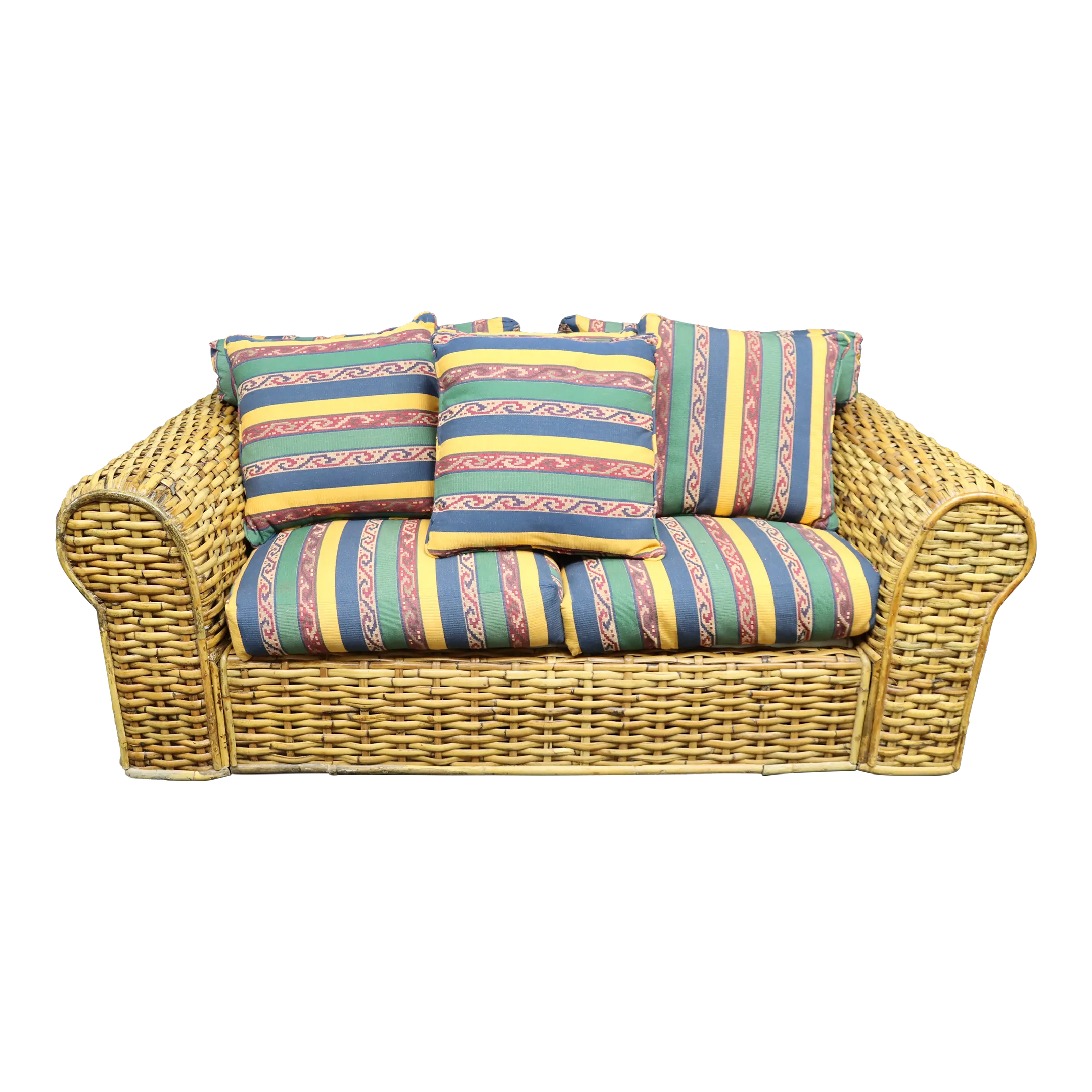 Vintage Bamboo Sofas | Chairish