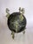 This bronze spherical footed food container adds traditional, visual, and spatial appeal to an interior. Even oxidation of...