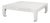 Ming Style Low Coffee Table in Antique White Pine For Sale