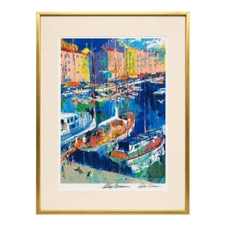 LeRoy Neiman “St. Tropez” Signed Serigraph, 1995. For Sale