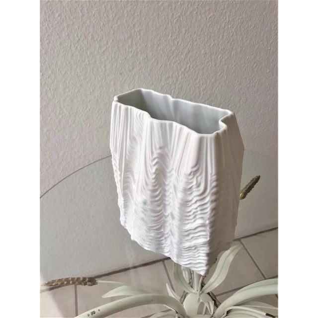 Rosenthal vase Vintage Wave Martin Freyer Height approx. 24.5 cm Width approx. 18 cm Depth approx. 12 cm Color/material...