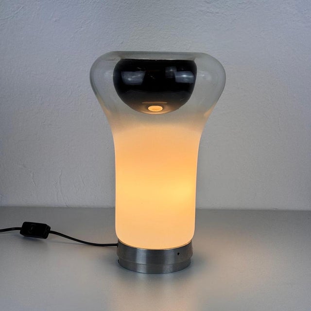 Early Edition Saffo Table Lamp by Angelo Mangiarotti for Artemide, Italy, 1967 For Sale - Image 3 of 18