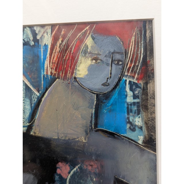 Original Nude Figural Mixed Media Art Signed For Sale - Image 4 of 10