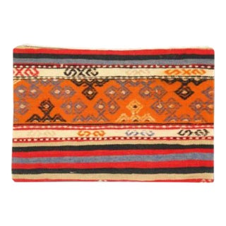 Vintage Hand Woven K68 Pillow 16" X 24" For Sale