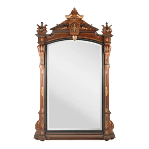 Late 19th Century Large Renaissance Revival Mantel Mirror