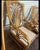 Hollywood Regency 1950s Hollywood Regency Palm Fan Rattan Suite in the Palm Beach Taste For Sale - Image 4 of 5
