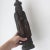 Early 20th Century Vintage Carved Wood Monk Sculpture, Japanese Shou Sugi Ban Burned Wood For Sale - Image 5 of 10