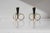 Black Mid-Century Modern Metal Candlestick Holders by Gunnar Ander for Ystad Metal, Sweden, Set of 2 For Sale - Image 8 of 15