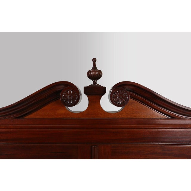 Empire Library Cabinet with Glass Doors, Belgium, 1950s For Sale - Image 13 of 17