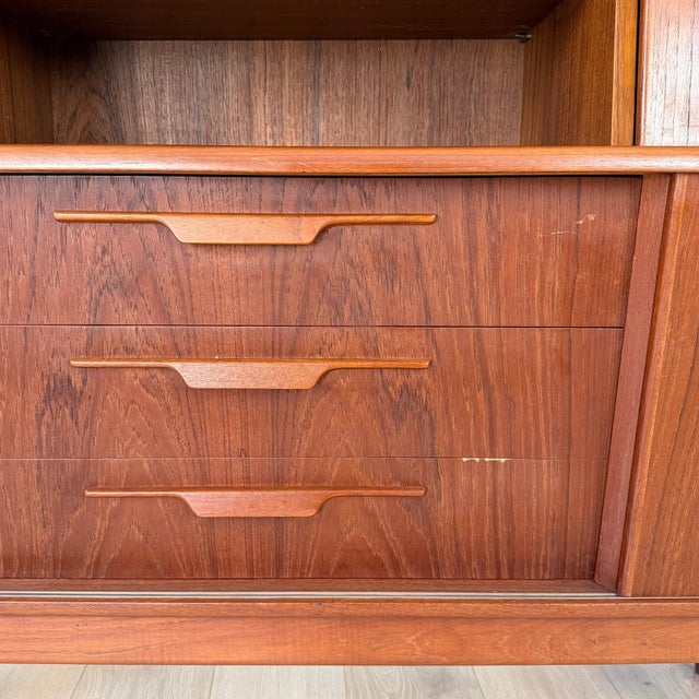 1960s Henning Jorgensen Style Teak Danish Modern Highboard For Sale - Image 10 of 12