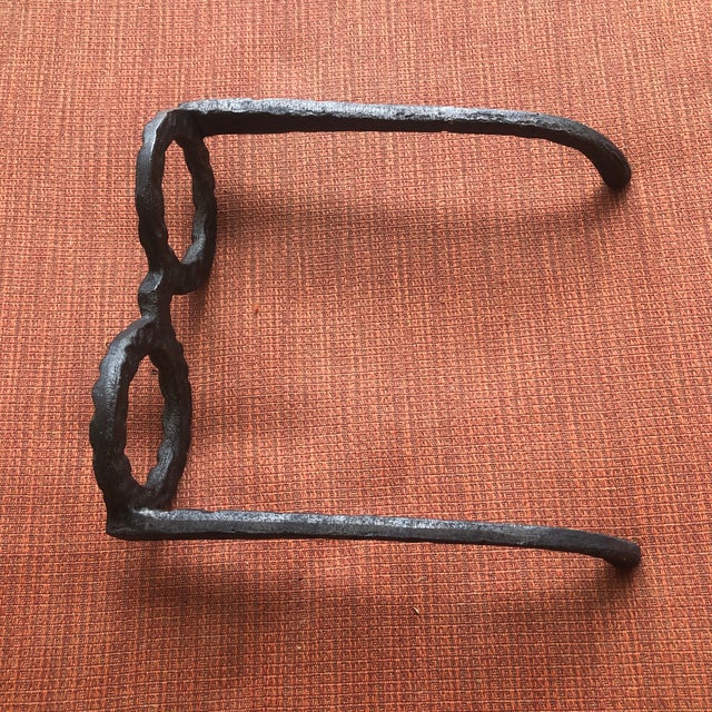 Abstract Iron Decorative Glasses For Sale - Image 3 of 9