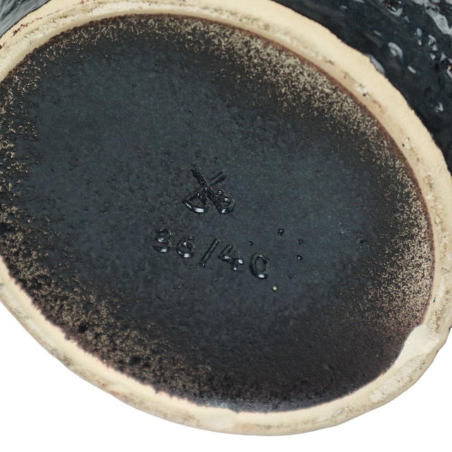 Ceramic Vintage West German Fat Lava Drip-Glaze Pottery Vase from Dümler & Breiden, 1960s For Sale - Image 7 of 9