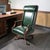 Late 20th Century Exceptional Judge Style High Back Swivel Tilt Leather Desk Chair For Sale - Image 15 of 17