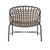 Brown Jordan Brown Jordan Kantan Aluminum Suncloth Lounge Chair, Textured Pewter frame with Mica fabric For Sale - Image 4 of 11