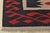 Kilim Rug 5' X 6'11'' Red Wool Tribal Geometric Handwoven Oriental Carpet For Sale - Image 10 of 12