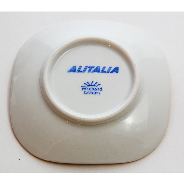 Richard Ginori Porcelain Collectible Dishes Alitalia Airlines Hot Air Balloon For Sale - Image 9 of 9