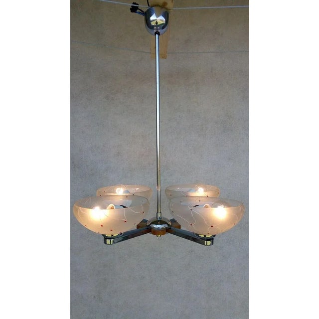 1950s Vintage Model 1403 Chandelier from Napako For Sale - Image 5 of 18