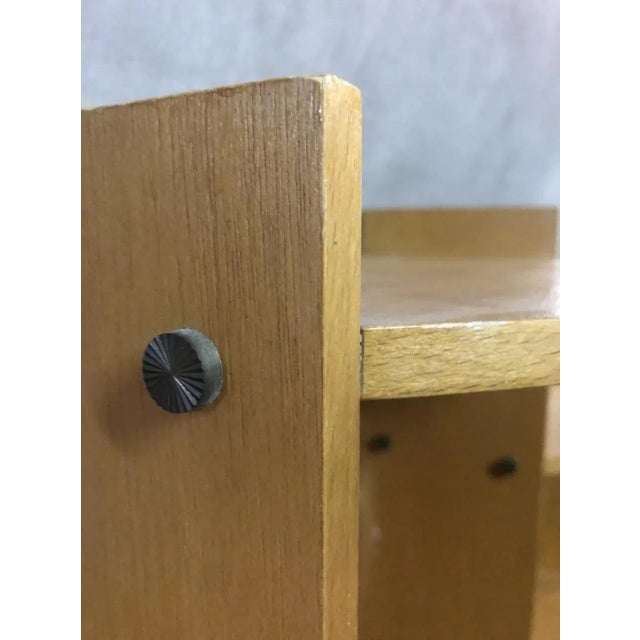 Mid-Century Modern Oak Wall Shelf, 1950s For Sale - Image 3 of 5