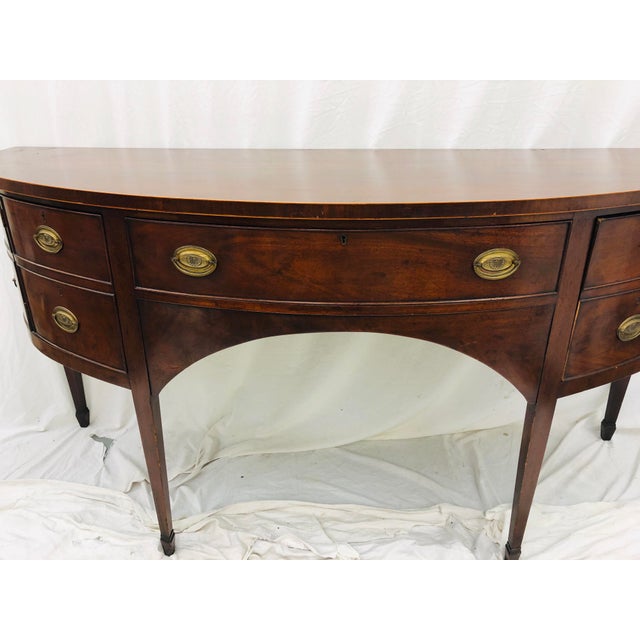 Antique Demilune Sideboard Buffet Chairish
