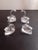 Glass 1980s Swarovski Style Crystal Swan Figurines Set of 4 For Sale - Image 7 of 7