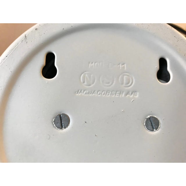 Metal Mid-Century White Desk or Wall Lamp by Jac Jacobsen for Luxo, 1960s For Sale - Image 7 of 13