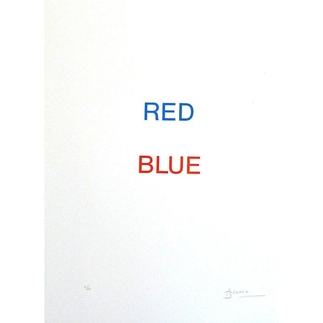 Joan Brossa (1919-1998) Poem visual 7, 1989 Original lithograph Edition in 50 copies on paper Signed and justified in...