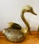 Mid-Century Modern Monumental Sculptural Brass Swans Planters Restored - A Pair For Sale - Image 3 of 11