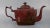Antique Georgian Red Tole Peinte or Toleware Teapot with Chinoiserie Decoration For Sale - Image 4 of 11