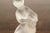 Transparent Lalique Lady Diane With Fawn Art Deco Frosted Crystal Figurine For Sale - Image 8 of 11