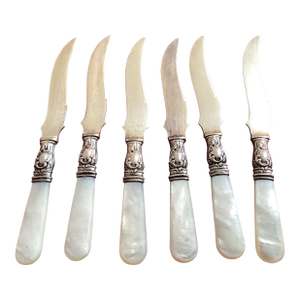 1920s Decorative Knives with Mother-of-Pearl Handles- Set of 6