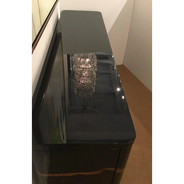 Modern Caracole Signature Modern Lacquered Wood Naturalist Buffet For Sale - Image 3 of 7